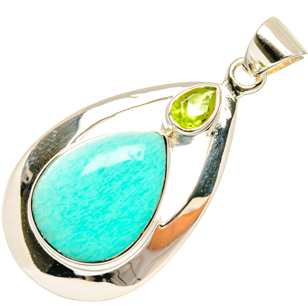 Amazonite Pendants handcrafted by Ana Silver Co - PD27942 - Photo 2