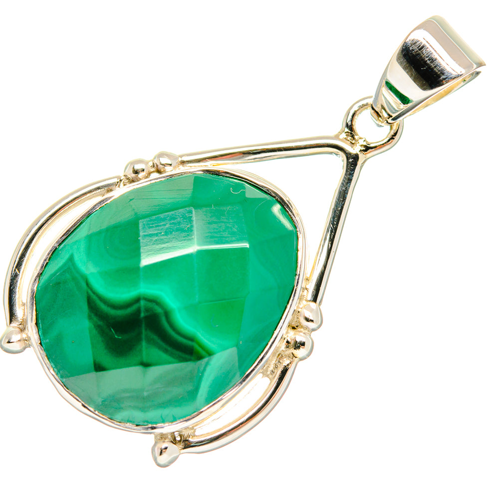 Malachite Pendants handcrafted by Ana Silver Co - PD27943 - Photo 2