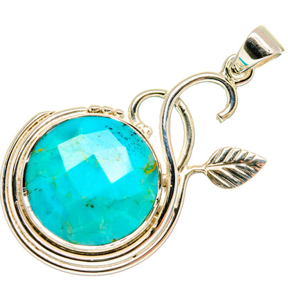 Chrysocolla Pendants handcrafted by Ana Silver Co - PD27949 - Photo 2