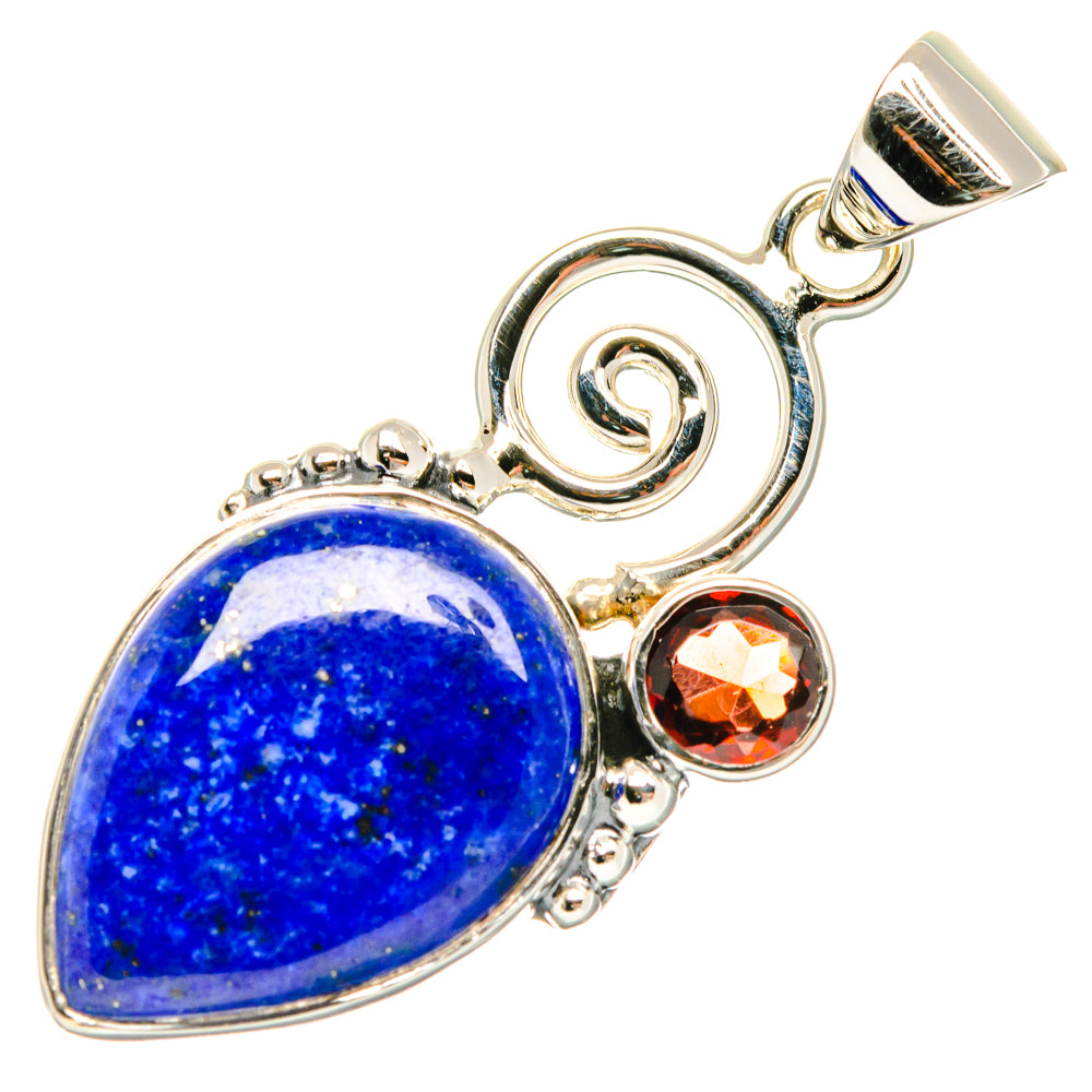 Lapis Lazuli Pendants handcrafted by Ana Silver Co - PD27951 - Photo 2