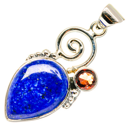 Lapis Lazuli Pendants handcrafted by Ana Silver Co - PD27951 - Photo 2