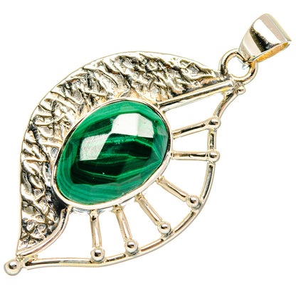 Malachite Pendants handcrafted by Ana Silver Co - PD27960 - Photo 2