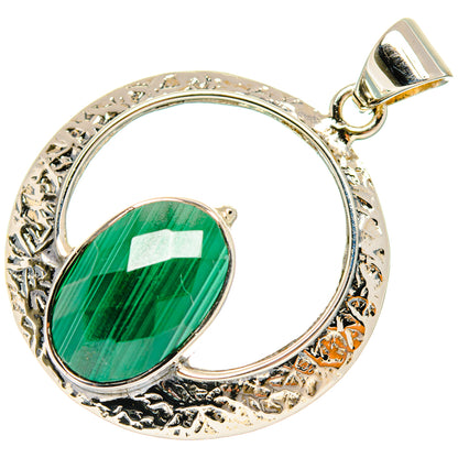 Malachite Pendants handcrafted by Ana Silver Co - PD27961 - Photo 2