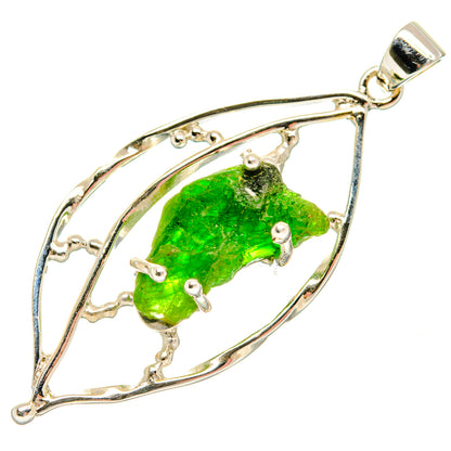 Chrome Diopside Pendants handcrafted by Ana Silver Co - PD27971 - Photo 2