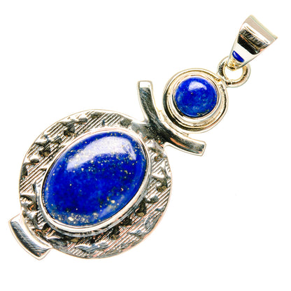 Lapis Lazuli Pendants handcrafted by Ana Silver Co - PD27988 - Photo 2
