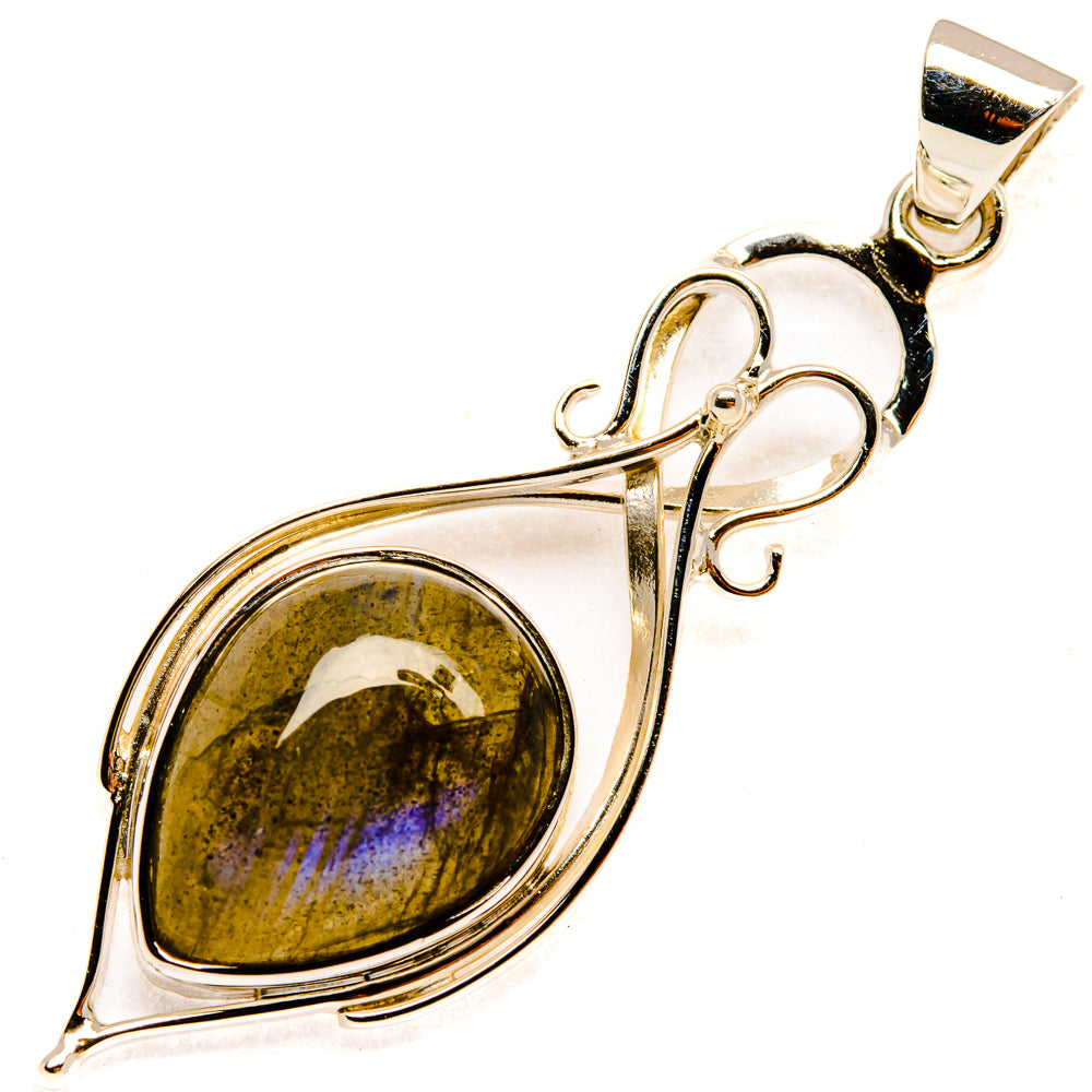 Labradorite Pendants handcrafted by Ana Silver Co - PD27999 - Photo 2