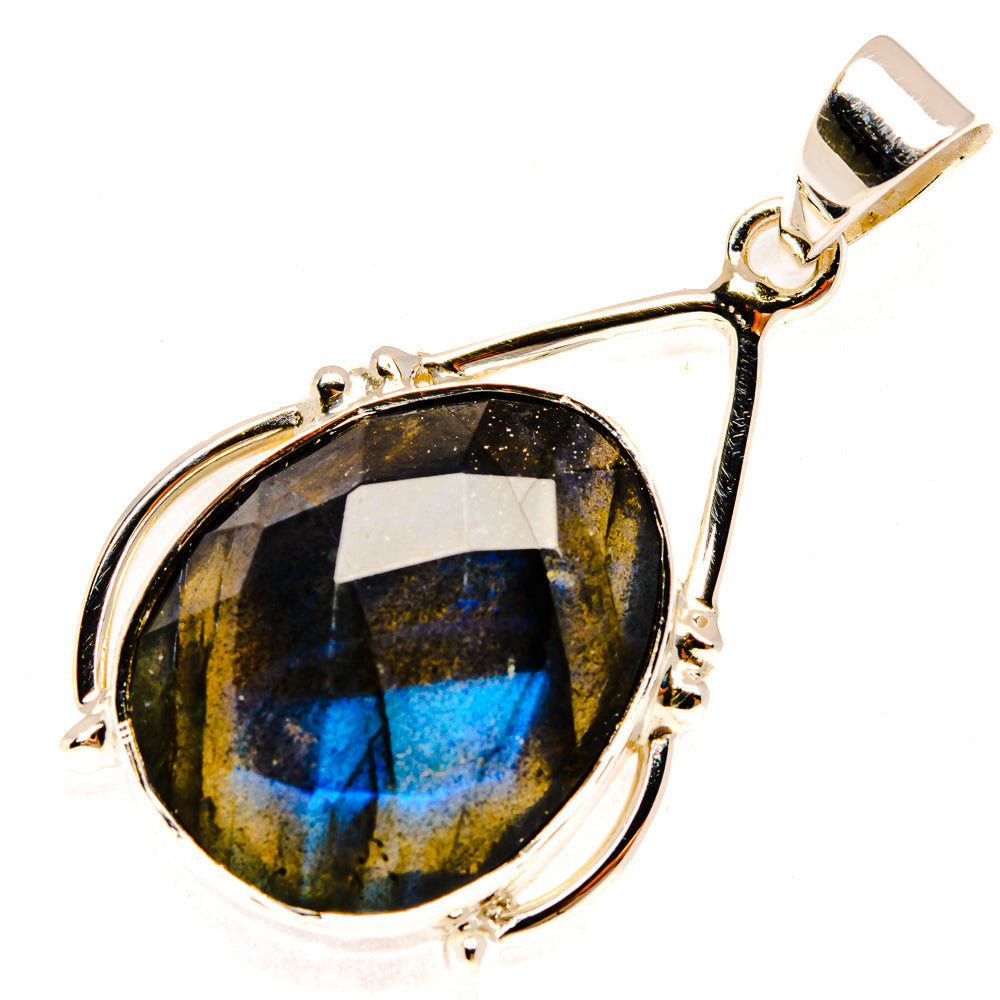 Labradorite Pendants handcrafted by Ana Silver Co - PD28002 - Photo 2
