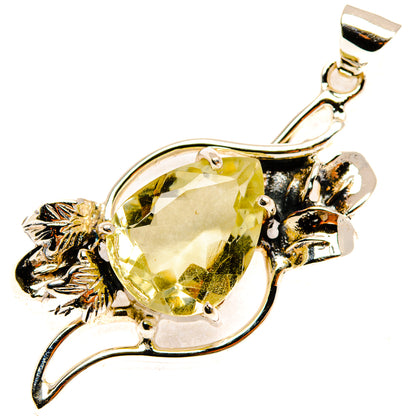 Green Amethyst Pendants handcrafted by Ana Silver Co - PD28011 - Photo 2