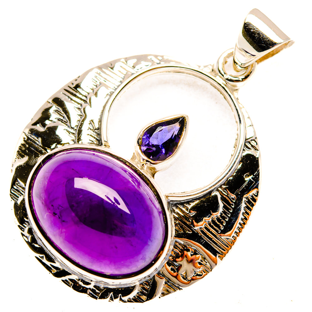 Amethyst Pendants handcrafted by Ana Silver Co - PD28013 - Photo 2