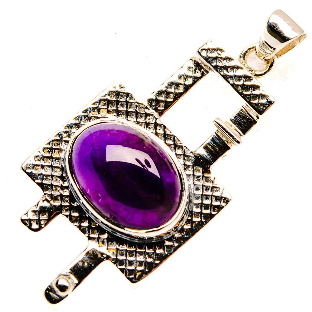 Amethyst Pendants handcrafted by Ana Silver Co - PD28017 - Photo 2