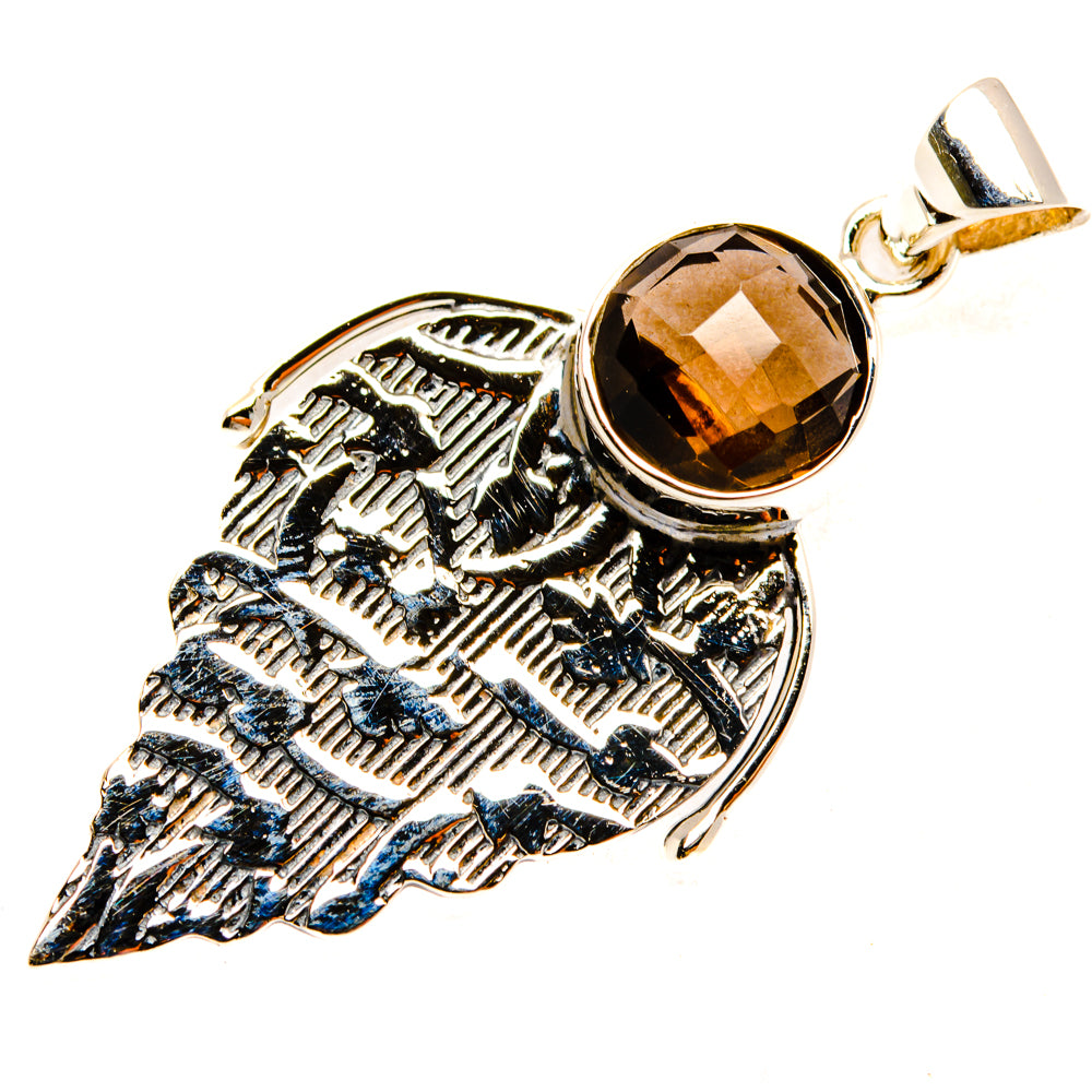 Smoky Quartz Pendants handcrafted by Ana Silver Co - PD28020 - Photo 2