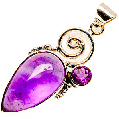 Amethyst Pendants handcrafted by Ana Silver Co - PD28022 - Photo 2