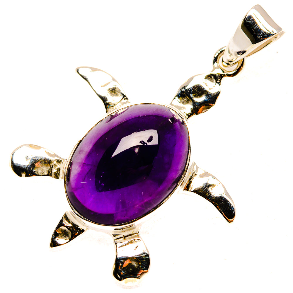Amethyst Pendants handcrafted by Ana Silver Co - PD28025 - Photo 2