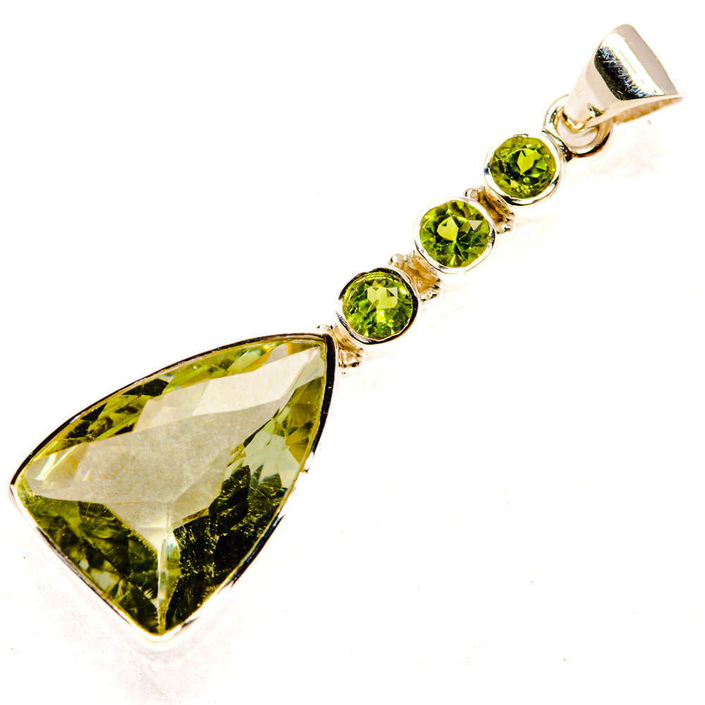 Green Amethyst Pendants handcrafted by Ana Silver Co - PD28033 - Photo 2