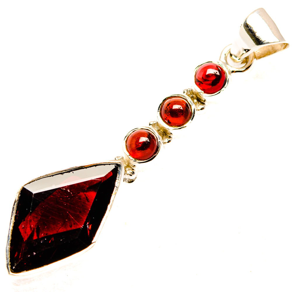 Garnet Pendants handcrafted by Ana Silver Co - PD28034 - Photo 2