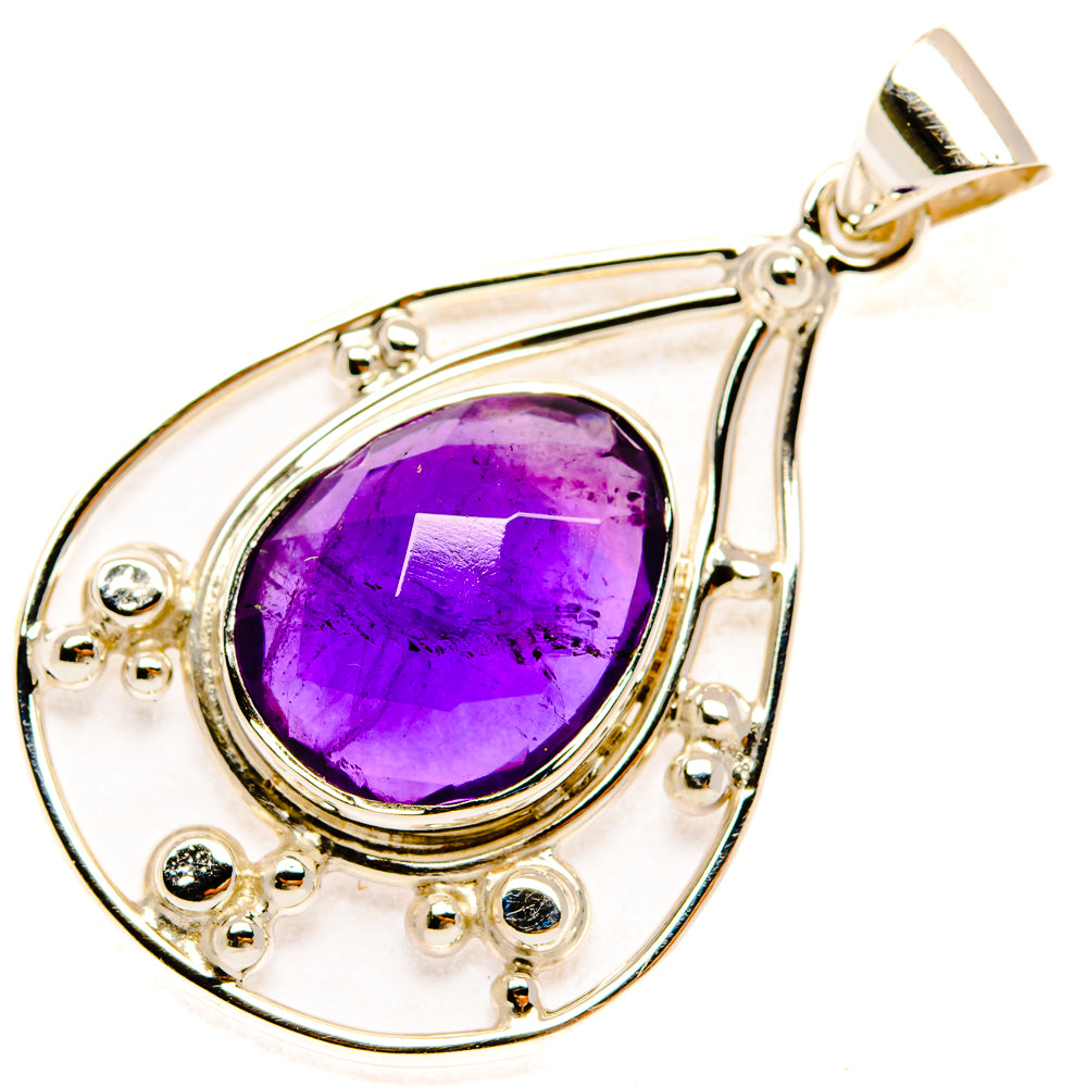 Amethyst Pendants handcrafted by Ana Silver Co - PD28036 - Photo 2