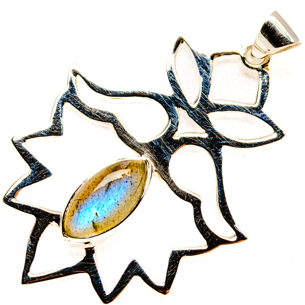 Labradorite Pendants handcrafted by Ana Silver Co - PD28046 - Photo 2
