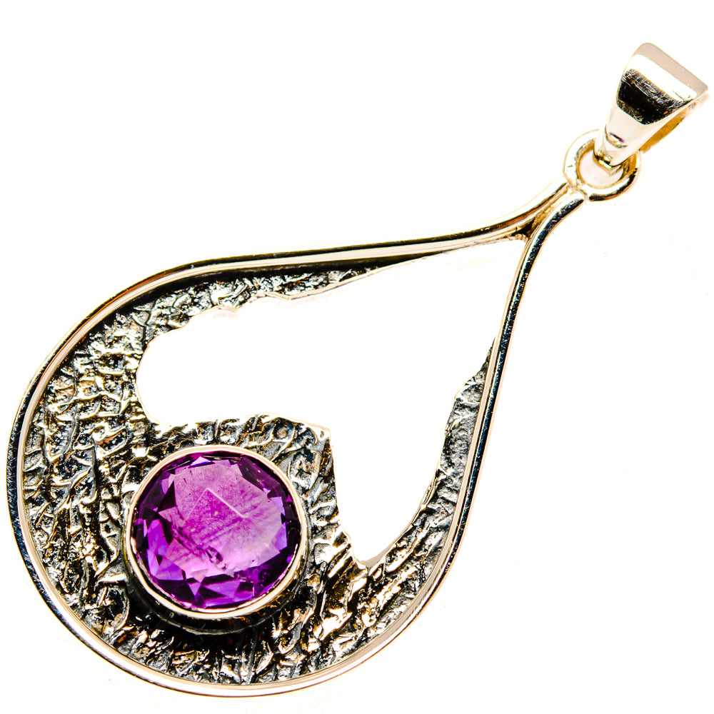 Amethyst Pendants handcrafted by Ana Silver Co - PD28054 - Photo 2