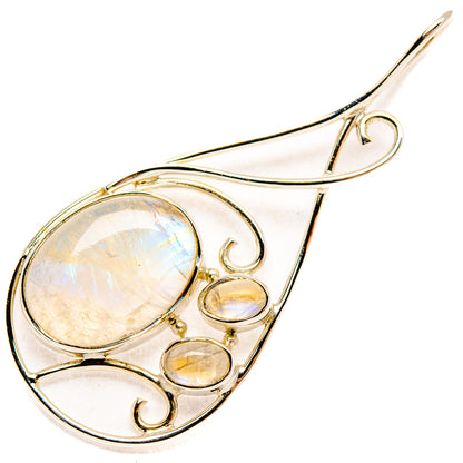 Rainbow Moonstone Pendants handcrafted by Ana Silver Co - PD28056 - Photo 2