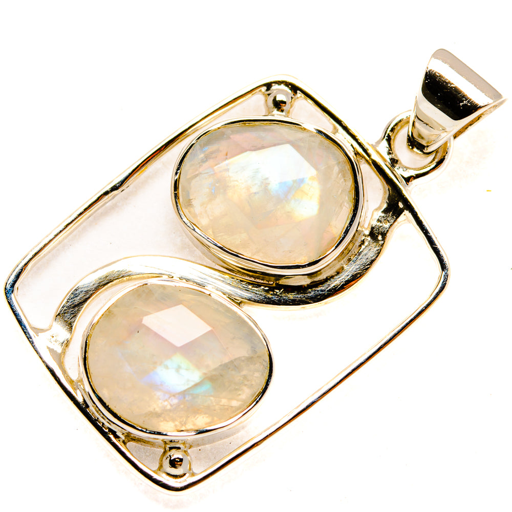 Rainbow Moonstone Pendants handcrafted by Ana Silver Co - PD28061 - Photo 2