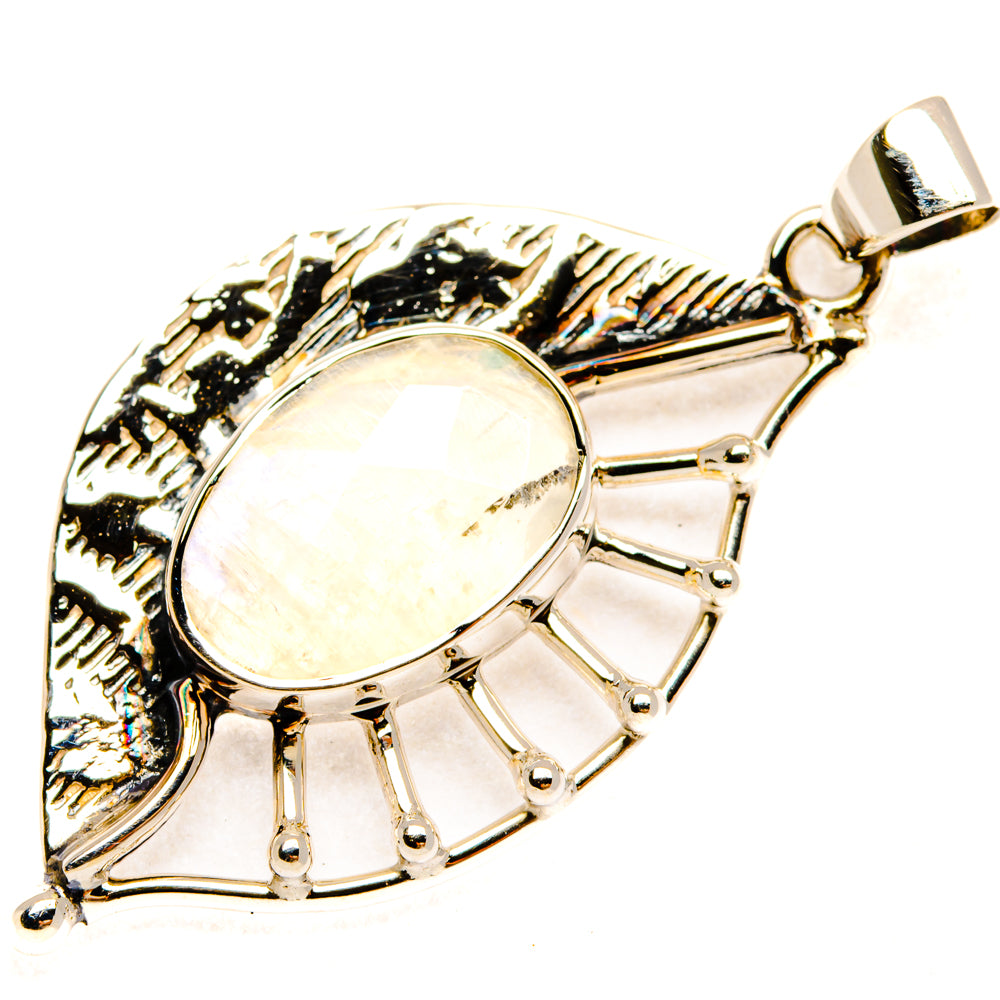 Rainbow Moonstone Pendants handcrafted by Ana Silver Co - PD28066 - Photo 2