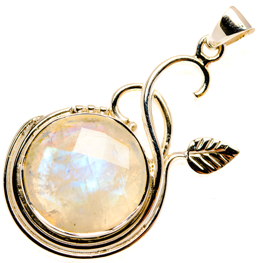 Rainbow Moonstone Pendants handcrafted by Ana Silver Co - PD28070 - Photo 2