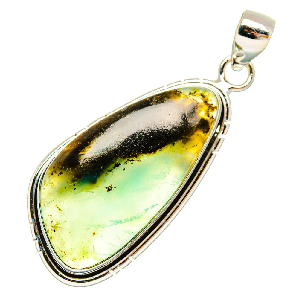 Peruvian Opal Pendants handcrafted by Ana Silver Co - PD28087 - Photo 2