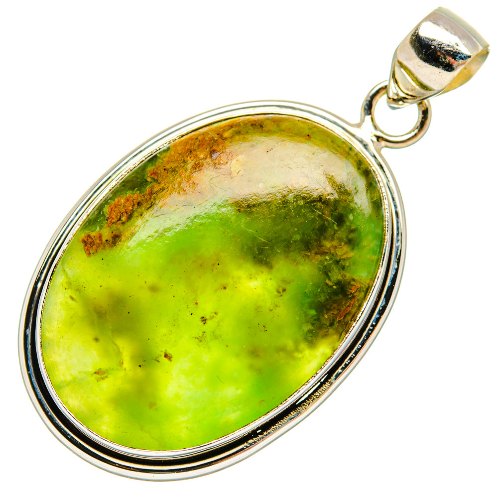 Peruvian Opal Pendants handcrafted by Ana Silver Co - PD28094 - Photo 2