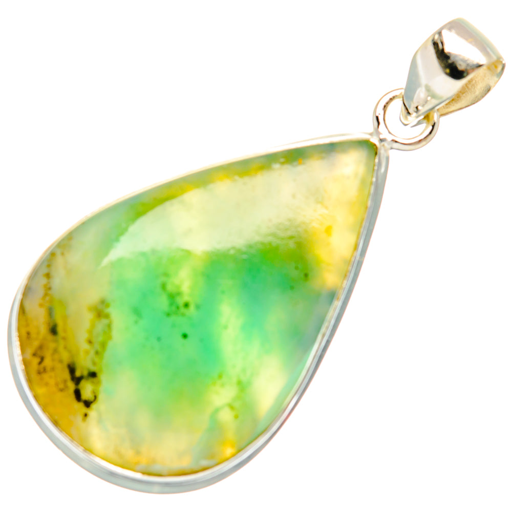 Peruvian Opal Pendants handcrafted by Ana Silver Co - PD28095 - Photo 2
