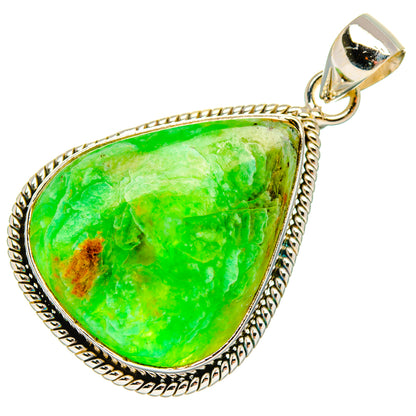 Peruvian Opal Pendants handcrafted by Ana Silver Co - PD28096 - Photo 2