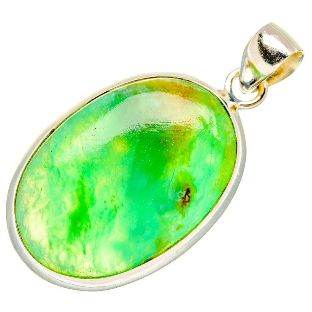 Peruvian Opal Pendants handcrafted by Ana Silver Co - PD28099 - Photo 2