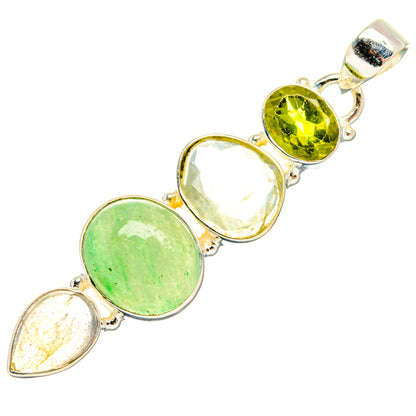 Green Aventurine Pendants handcrafted by Ana Silver Co - PD28112 - Photo 2