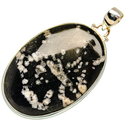 Chrysanthemum Stone Pendants handcrafted by Ana Silver Co - PD28116 - Photo 2