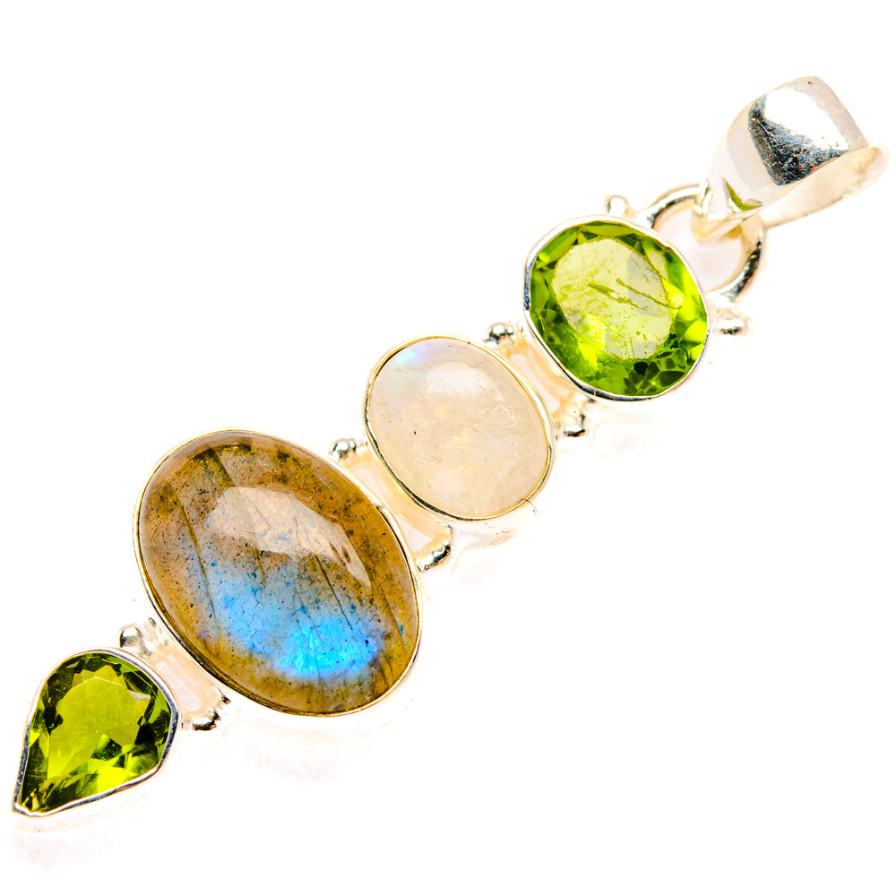 Labradorite Pendants handcrafted by Ana Silver Co - PD28127 - Photo 2