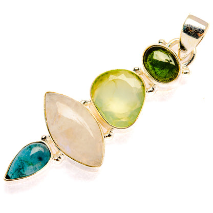 Rainbow Moonstone Pendants handcrafted by Ana Silver Co - PD28134 - Photo 2
