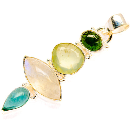 Rainbow Moonstone Pendants handcrafted by Ana Silver Co - PD28141 - Photo 2