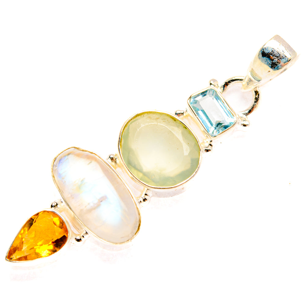 Rainbow Moonstone Pendants handcrafted by Ana Silver Co - PD28143 - Photo 2