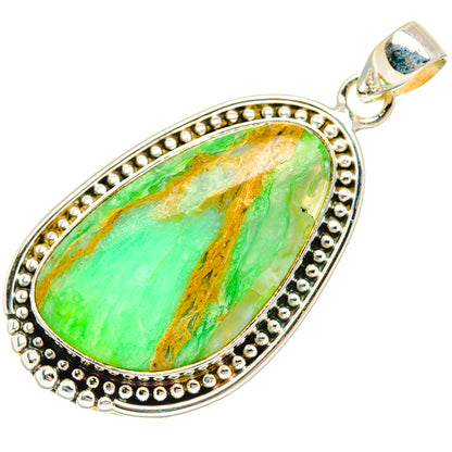 Peruvian Opal Pendants handcrafted by Ana Silver Co - PD28194 - Photo 2
