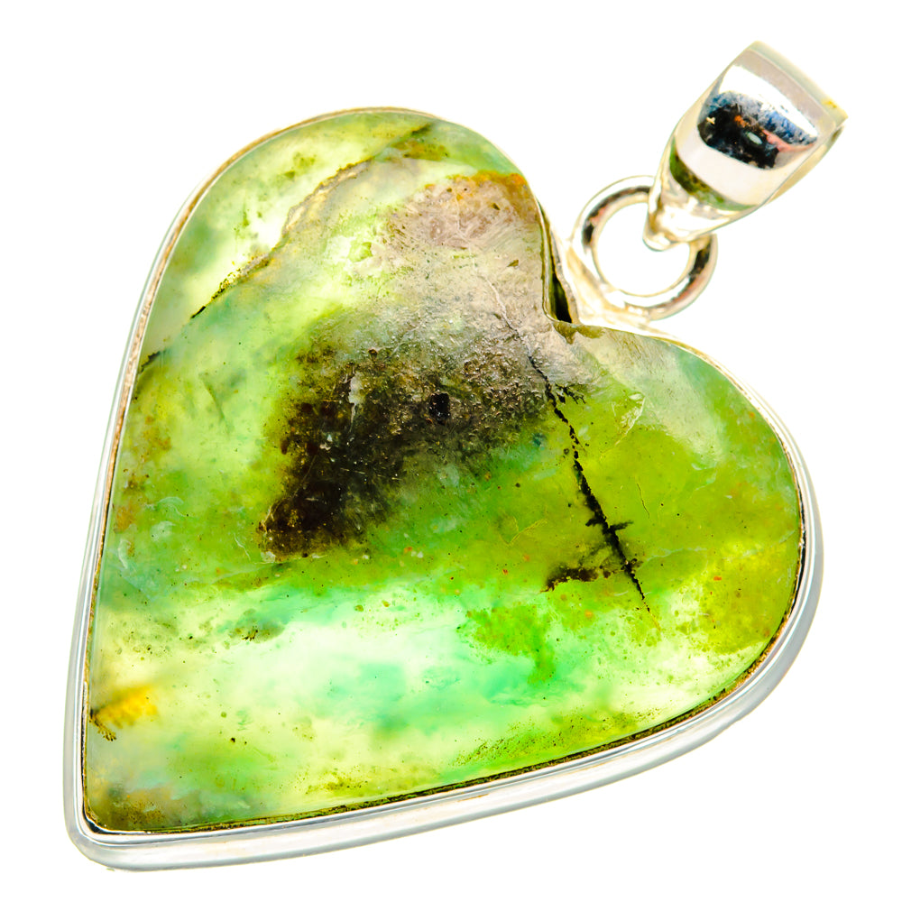 Peruvian Opal Pendants handcrafted by Ana Silver Co - PD28204 - Photo 2