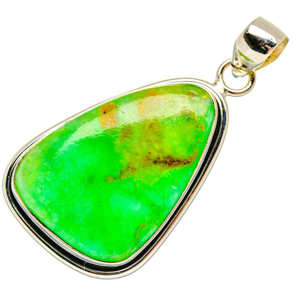 Peruvian Opal Pendants handcrafted by Ana Silver Co - PD28205 - Photo 2
