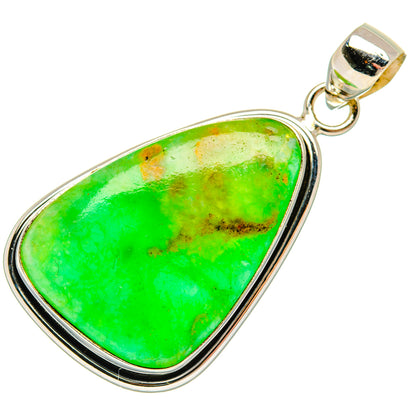 Peruvian Opal Pendants handcrafted by Ana Silver Co - PD28205 - Photo 2