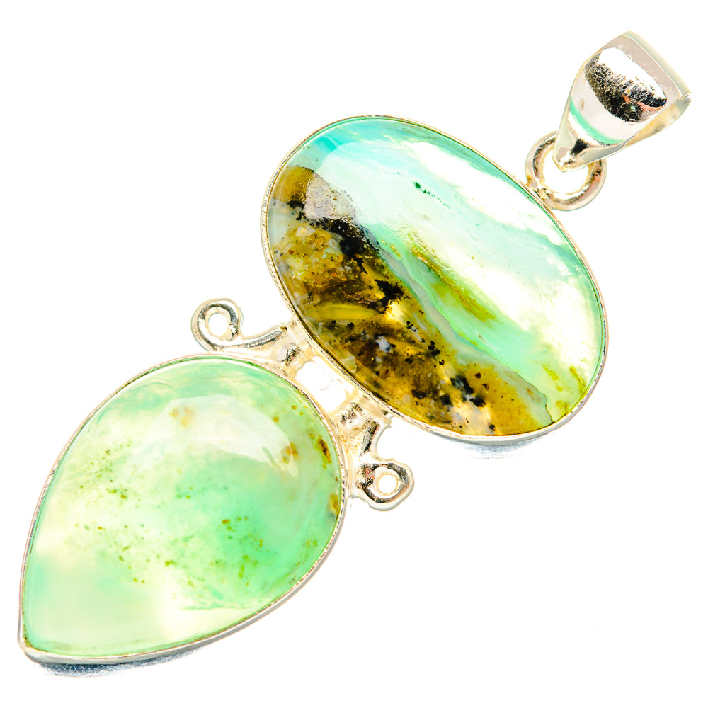 Peruvian Opal Pendants handcrafted by Ana Silver Co - PD28207 - Photo 2