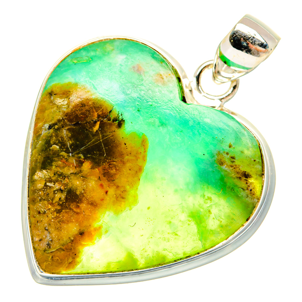 Peruvian Opal Pendants handcrafted by Ana Silver Co - PD28219 - Photo 2