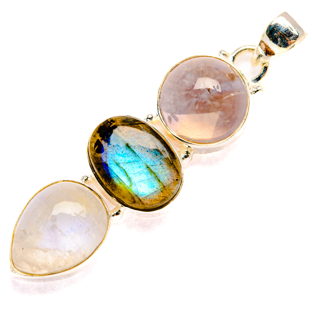 Labradorite Pendants handcrafted by Ana Silver Co - PD28223 - Photo 2