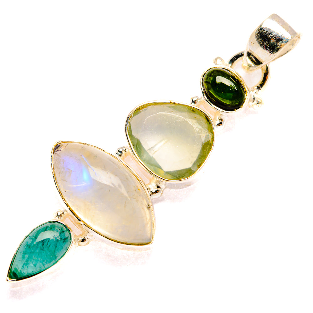 Rainbow Moonstone Pendants handcrafted by Ana Silver Co - PD28230 - Photo 2