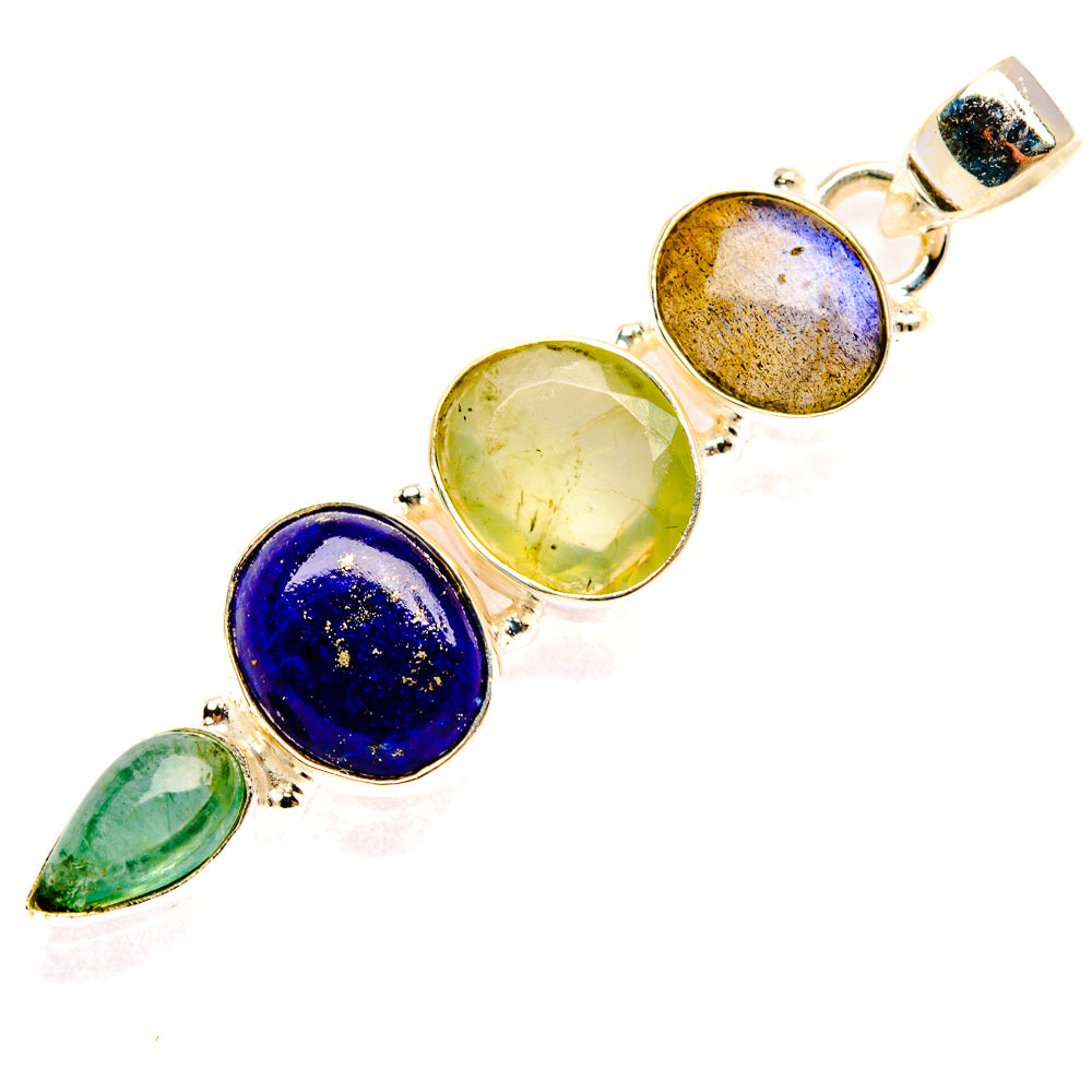 Lapis Lazuli Pendants handcrafted by Ana Silver Co - PD28233 - Photo 2