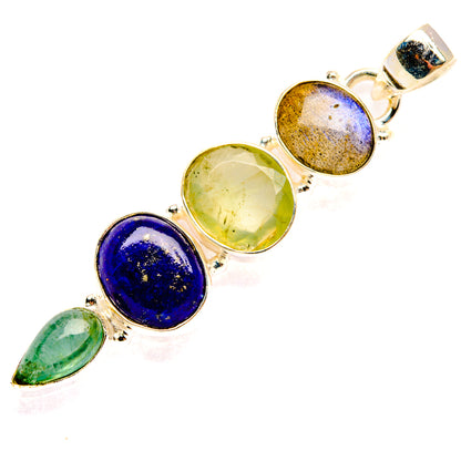 Lapis Lazuli Pendants handcrafted by Ana Silver Co - PD28233 - Photo 2