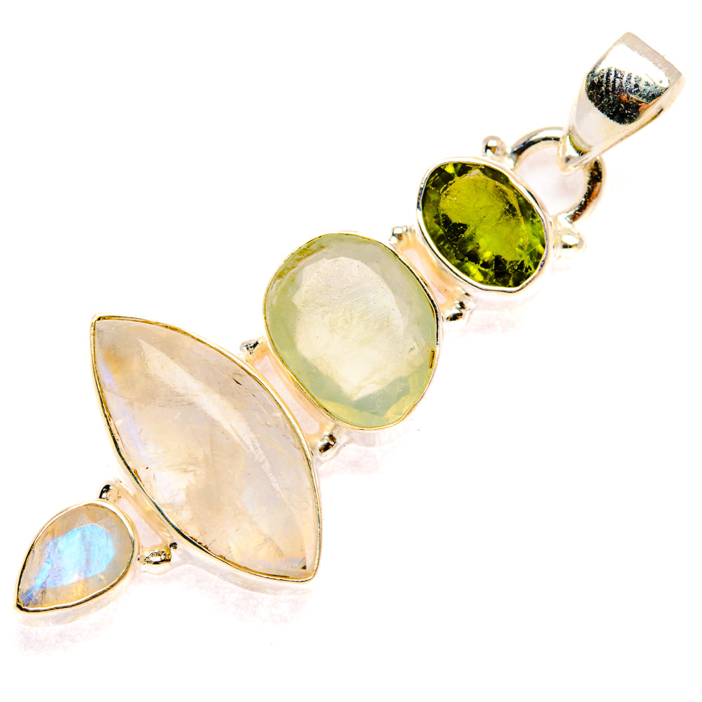 Rainbow Moonstone Pendants handcrafted by Ana Silver Co - PD28246 - Photo 2