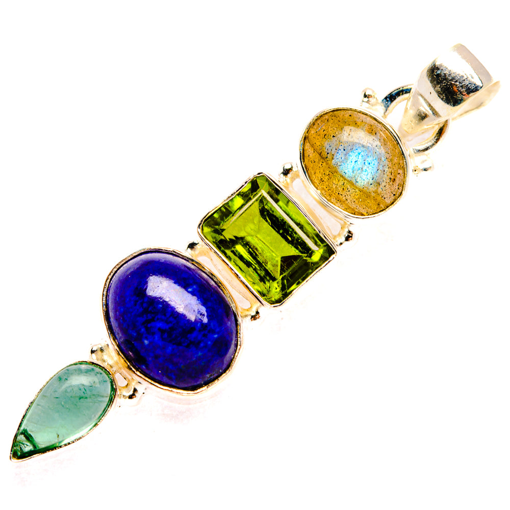 Lapis Lazuli Pendants handcrafted by Ana Silver Co - PD28250 - Photo 2