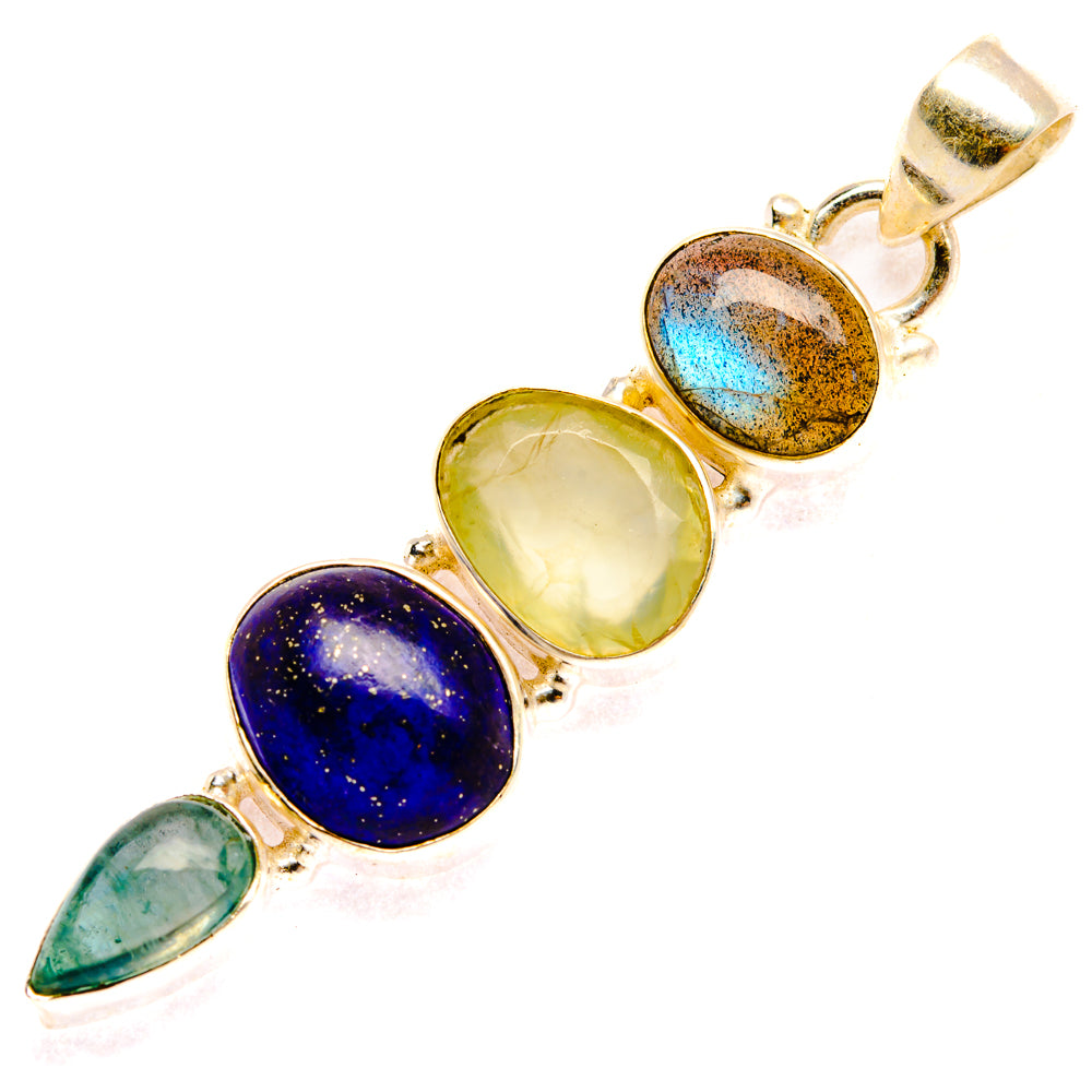 Lapis Lazuli Pendants handcrafted by Ana Silver Co - PD28252 - Photo 2